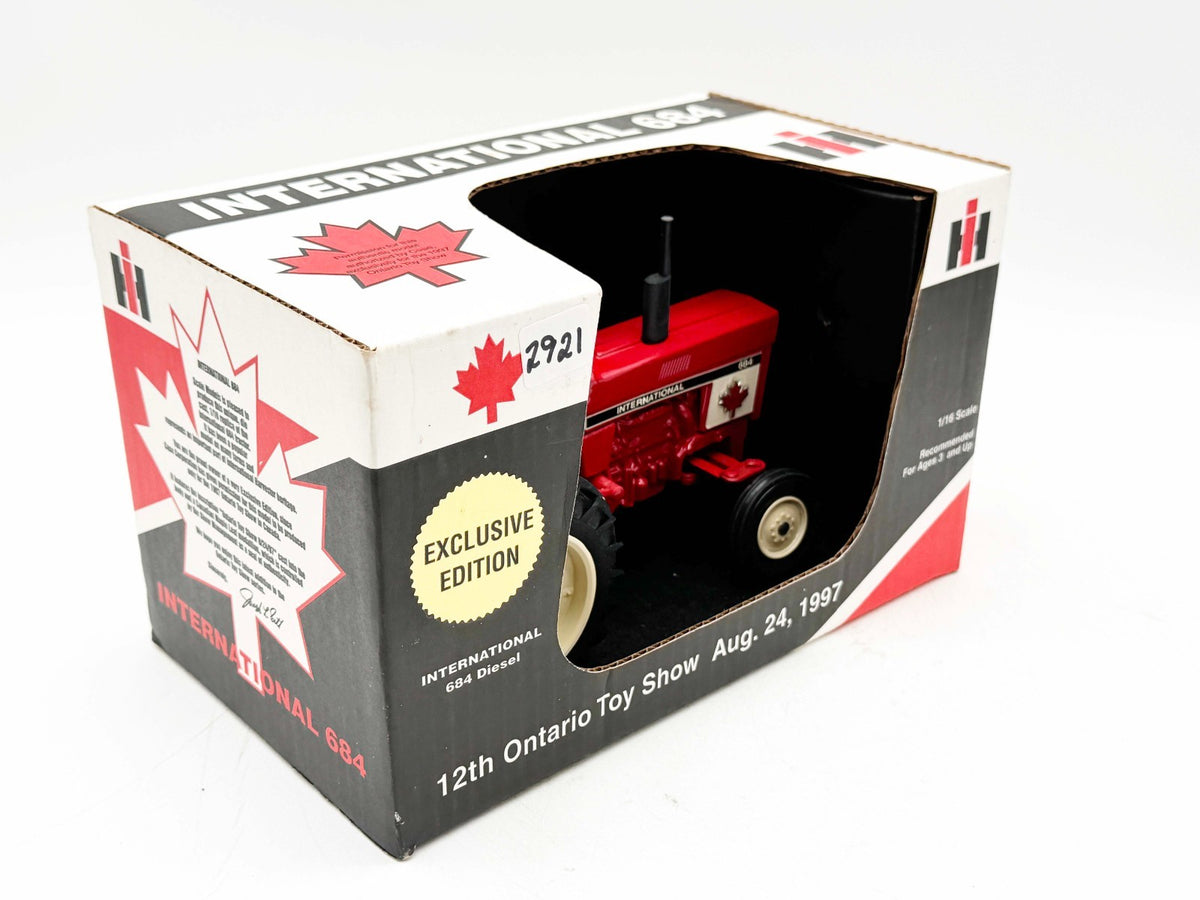 1/16 International Harvester 684 Diesel Tractor, 1997 Ontario Toy Show