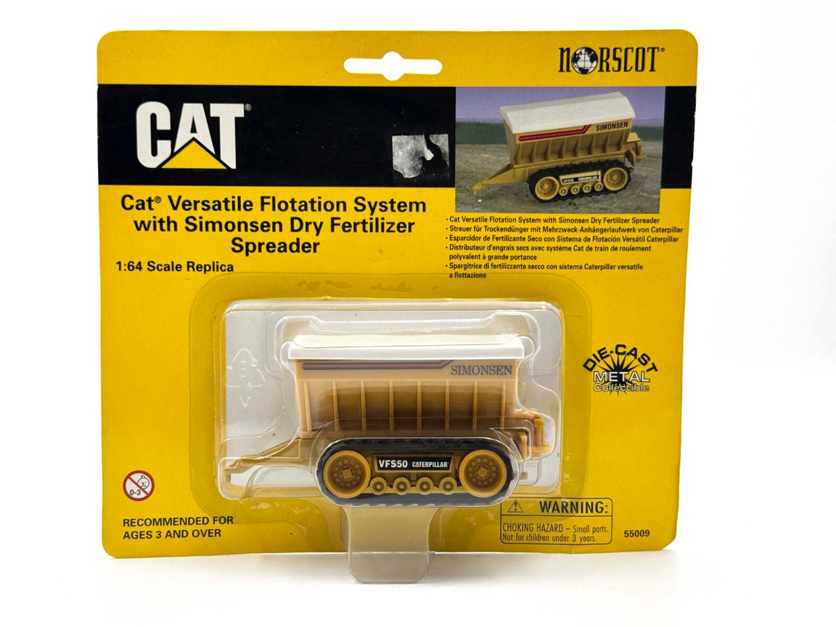 1/64 Cat Versatile Flotation System With Simonsen Dry Fertilizer Spreader
