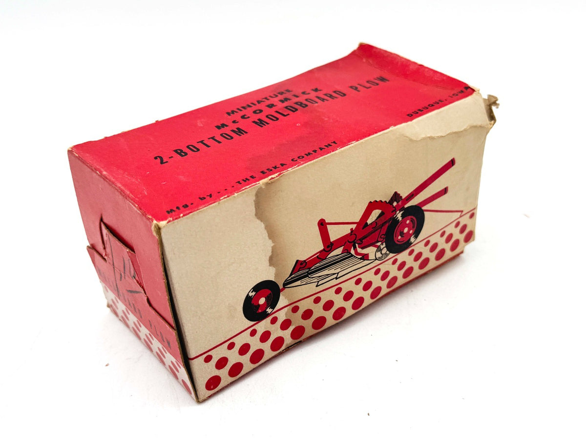 1/16 McCormick Deering 2 Bottom Plow in Original Box Eska