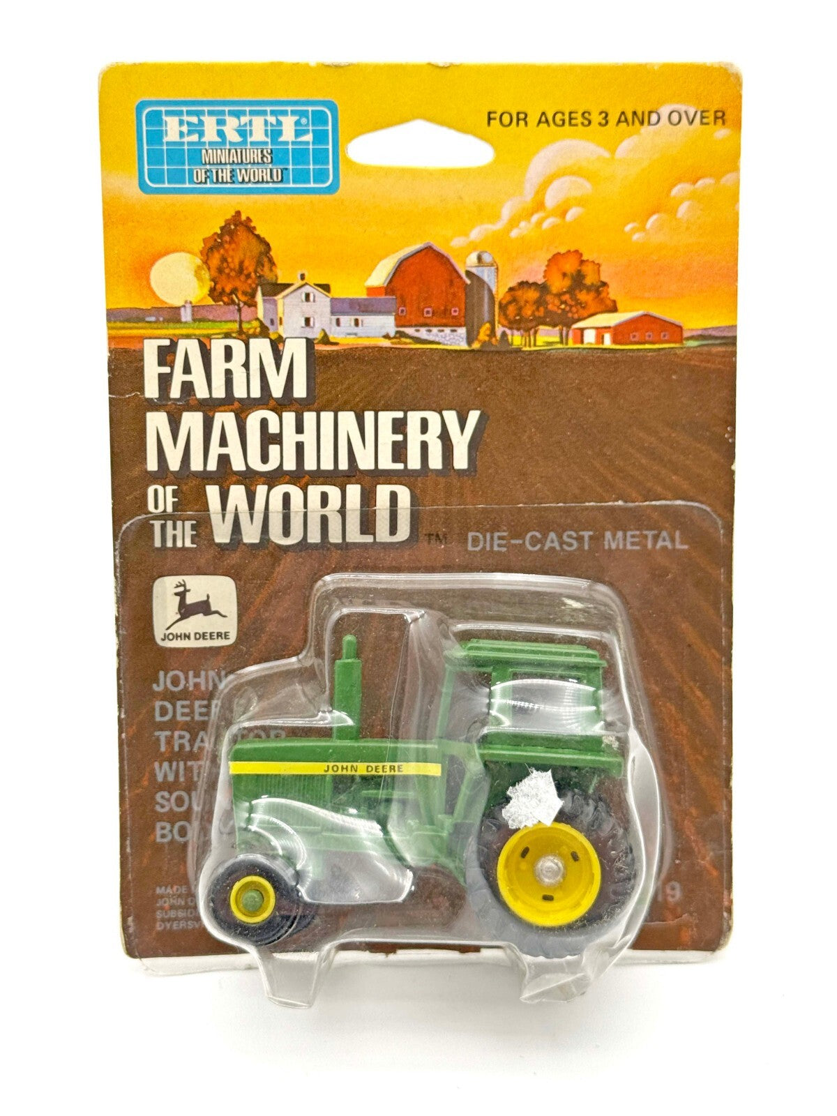 1/64 John Deere 4430 Tractor With Spun On Front Rims Farm Machinery of The World