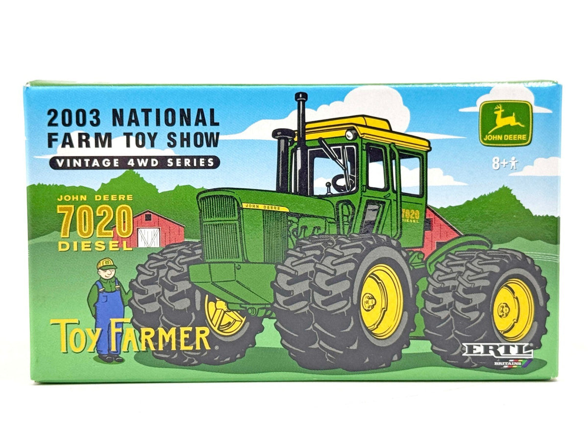 1/64 John Deere 7020 Diesel 4Wd Tractor With Duals 2003 National Farm Toy Show