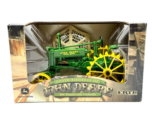 1/16 John Deere BW Tractor With Umbrella On Steel, 200th Birthday