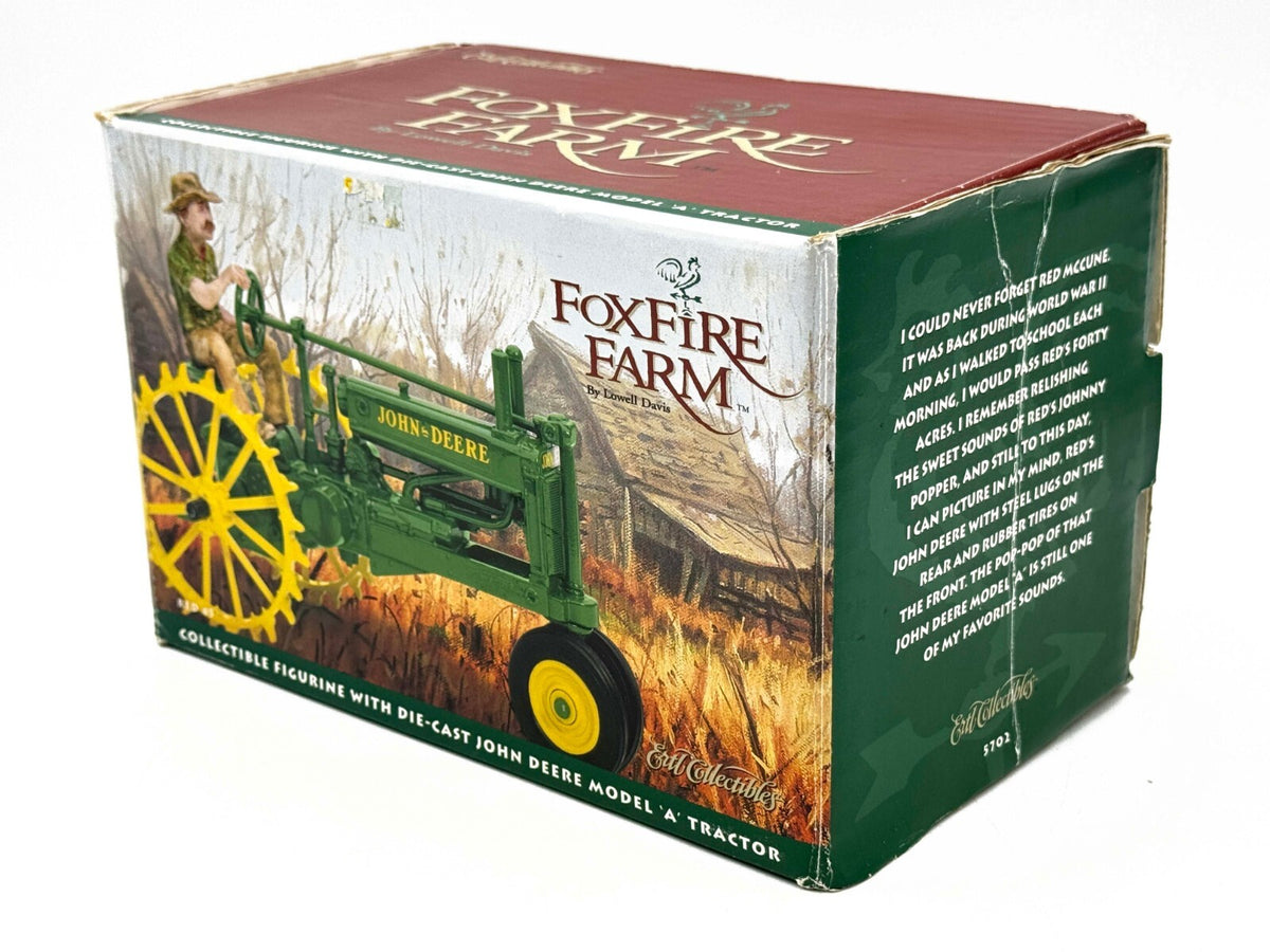 1/16 Fox Fire Farm John Deere Model A Tractor Steel Rear Wheels And Rubber Front