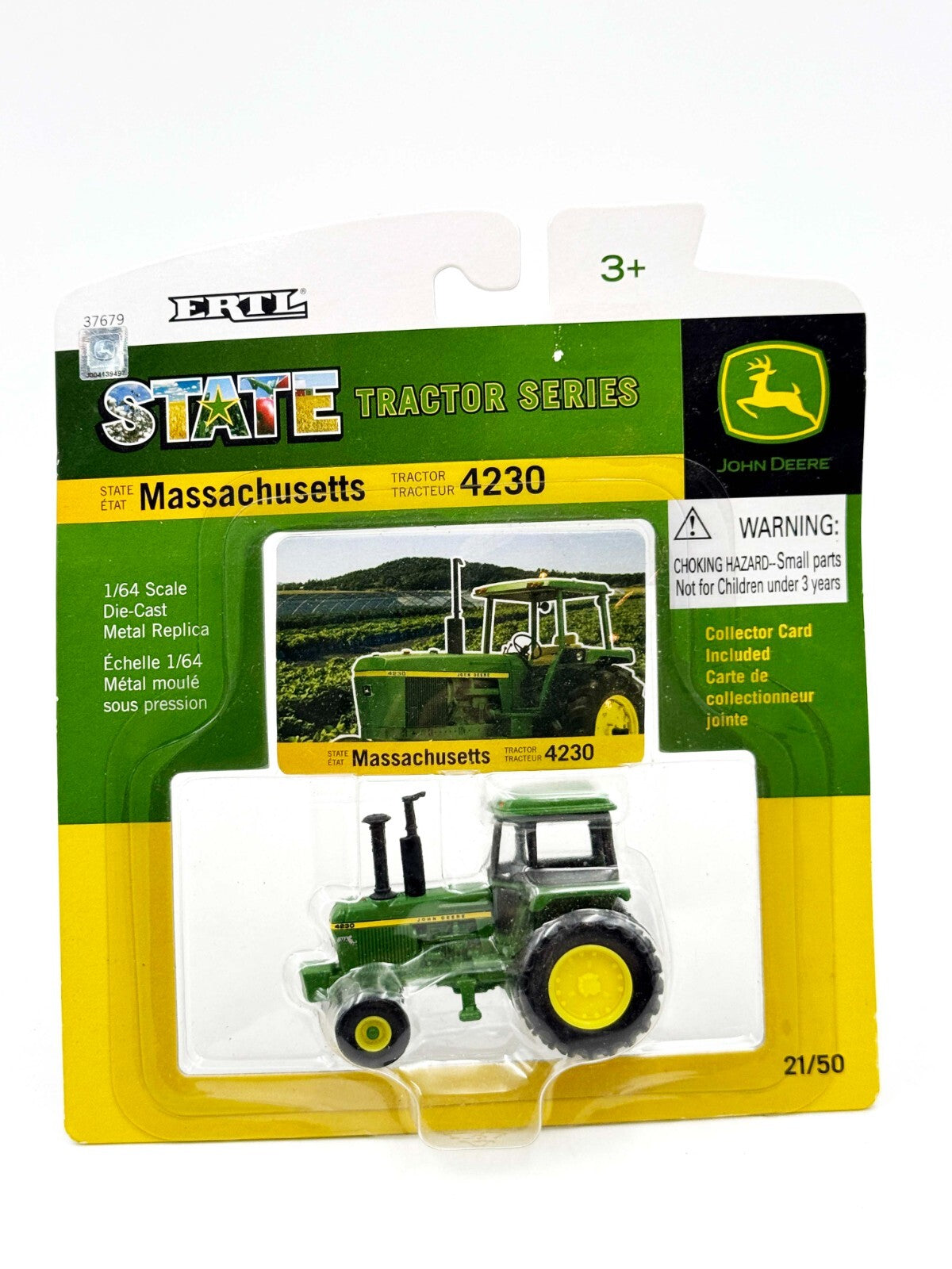 1/64 Massachusetts John Deere 4230 State Tractor Series Edition