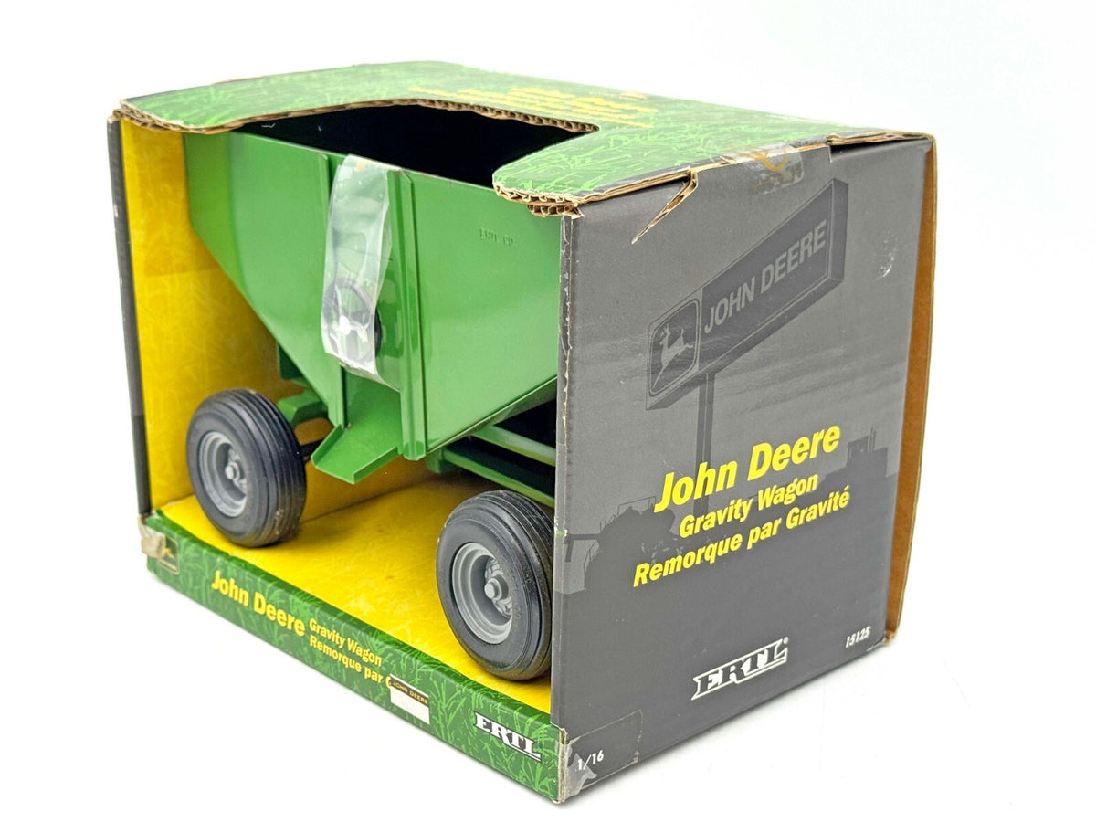1/16 John Deere Gravity Wagon w/ Large Grey Wheels