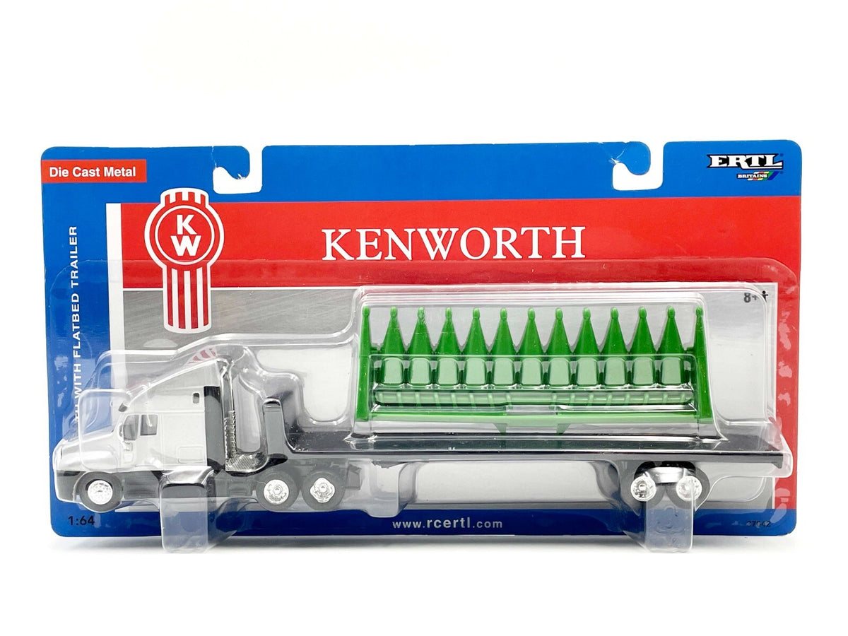 1/64 Kenworth Semi With Trailer and Green Corn Head