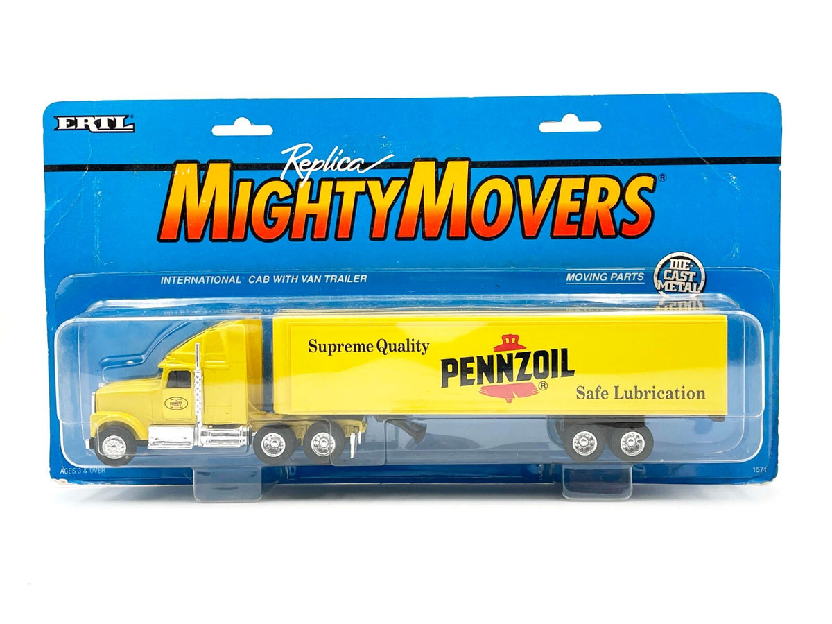 1/64 International Cab W/ Van Trailer Pennzoil Motor Oil