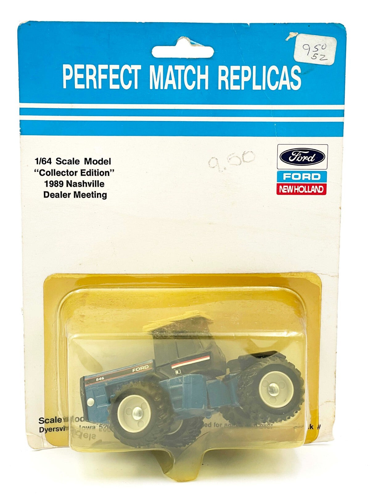 1/64 Ford 846 4WD Tractor With Duals, 1989 Nashville Dealer Meeting Collector Ed
