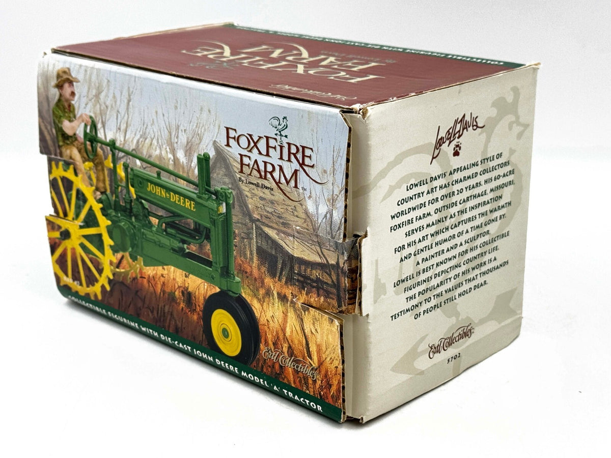 1/16 Fox Fire Farm John Deere Model A Tractor Steel Rear Wheels And Rubber Front