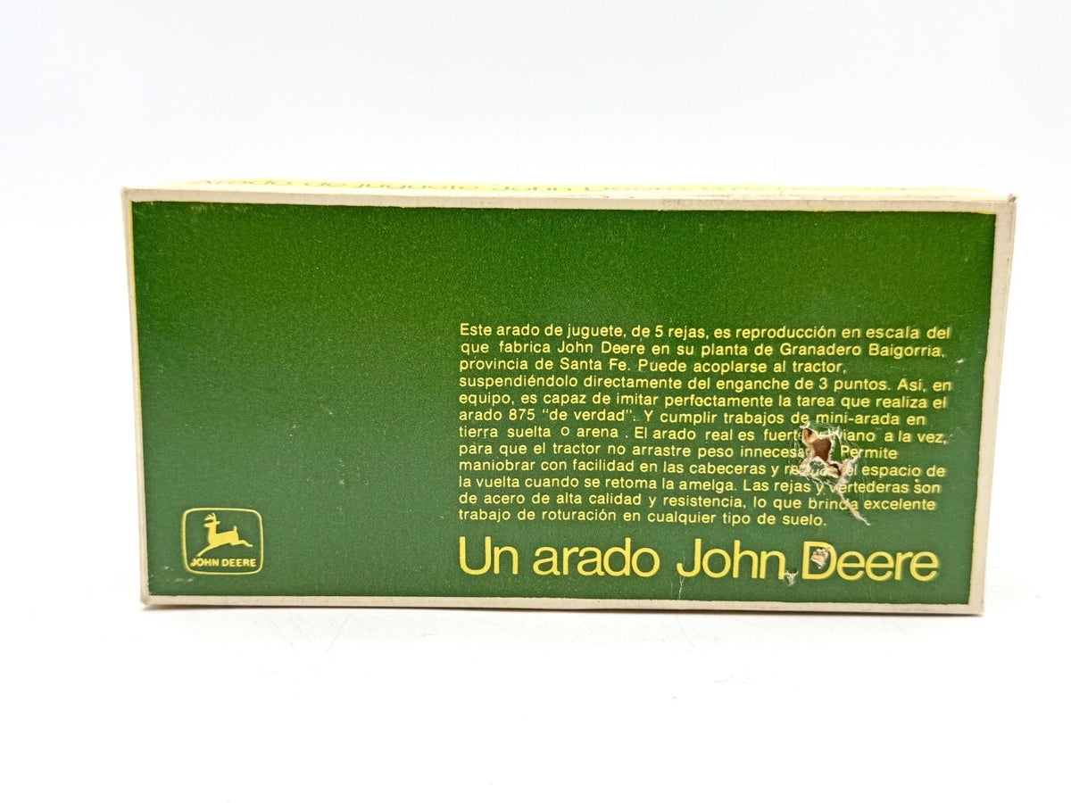 1/16 John Deere Argentina 5 Bottom Plow Un Arado in Box Sigomec