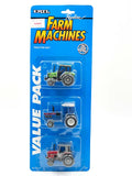 1/64 3 Pc Value Pack Tractor Set Massey 3120, Ford 8730, Deutz 6260