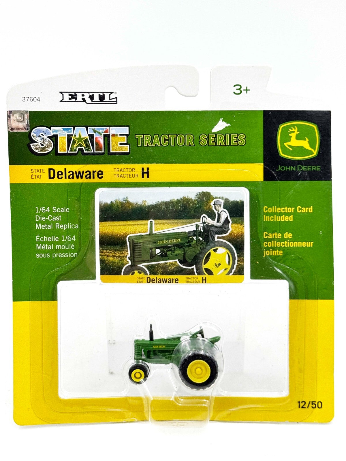1/64 Delaware John Deere H State Tractor Series Edition