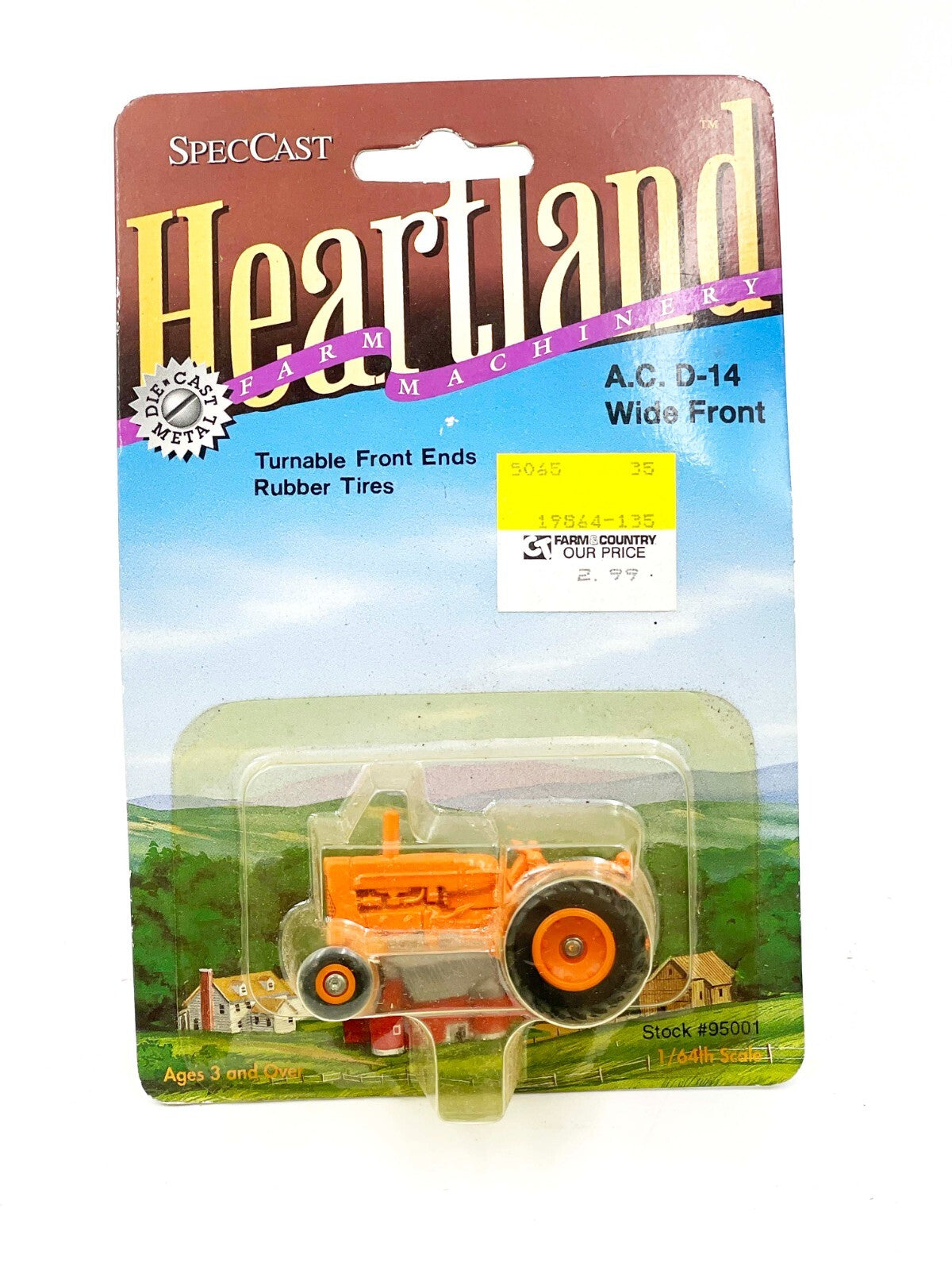 1/64 Allis Chalmers D-14 Wide Front Tractor